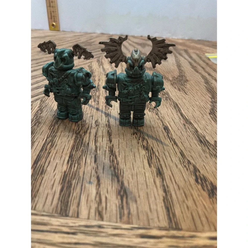 Fantasy Boys Mega Bloks Castle Guard Minifigures Lot 5pc Green